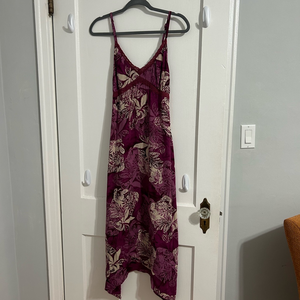 Santiki Sundress With Spaghetti Straps Closure With Zipper Closure Size Small